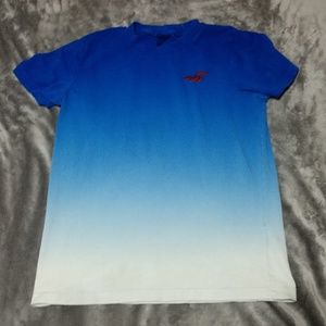 Hollister dip dye logo tee